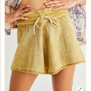 NWT free people summertime blues knit shorts